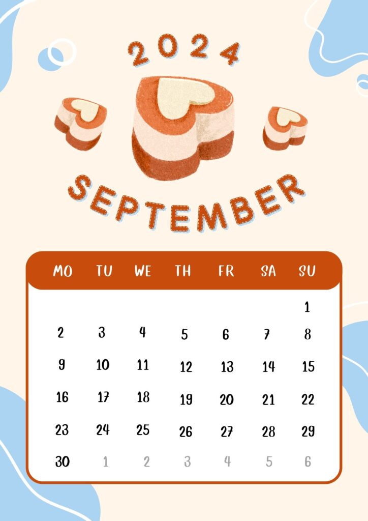 september 2024 calendar